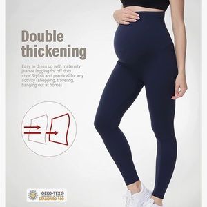 this soft thermal maternity lycra is super comfortable to wear